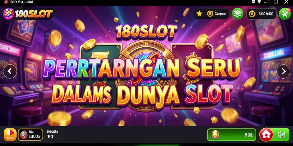 Tampilan gameplay seru dan mendebarkan di 180SLOT.