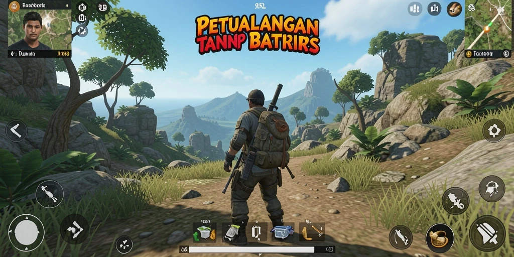 Tangkapan layar dari gameplay 9SL menunjukkan dunia terbuka yang menakjubkan dan interaksi dinamis.