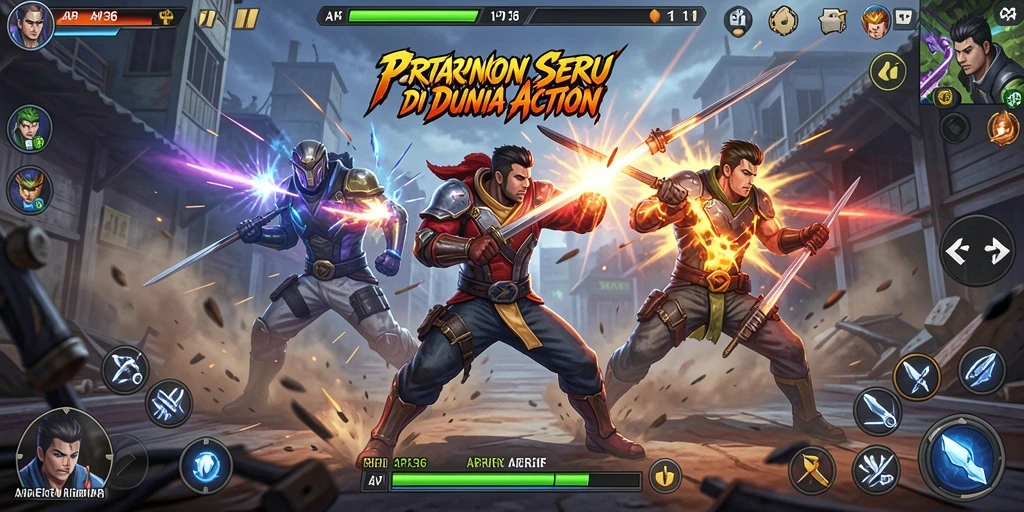 Tangkapan layar menunjukkan aksi intens dalam API36 dengan grafis yang menakjubkan.