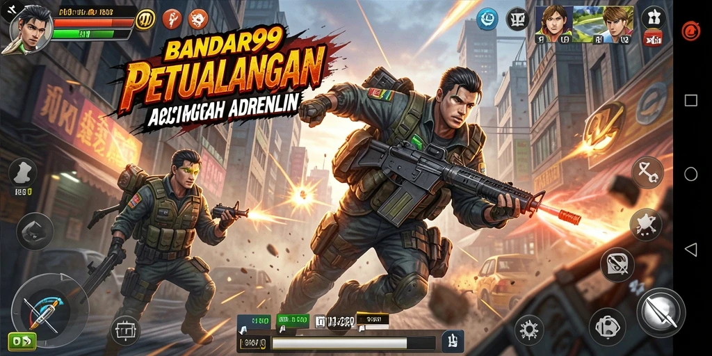 Tangkapan layar gameplay BANDAR99 yang penuh aksi seru.