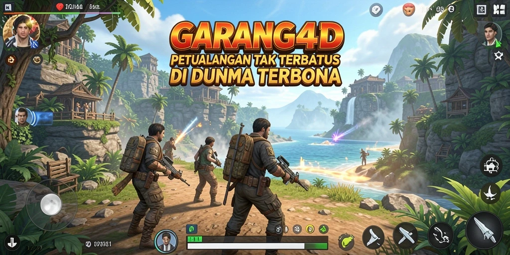 Screenshot tampilan gameplay Open World GARANG4D yang menakjubkan.