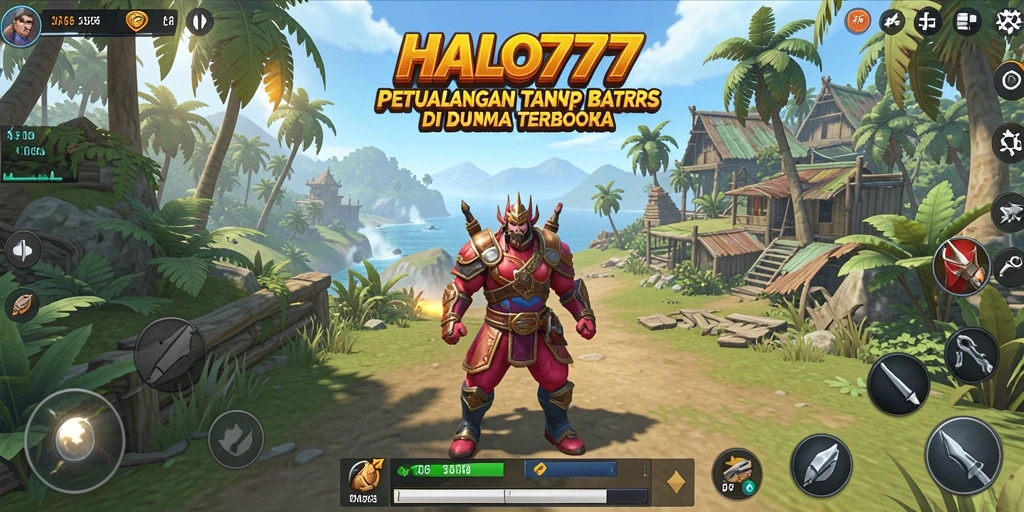 Screenshot gameplay HALO777 dengan pemandangan alam yang menakjubkan.