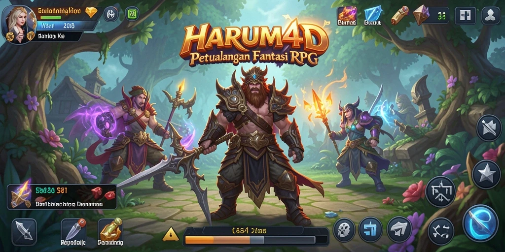 Gameplay menegangkan dengan karakter dan monster epik di HARUM4D.