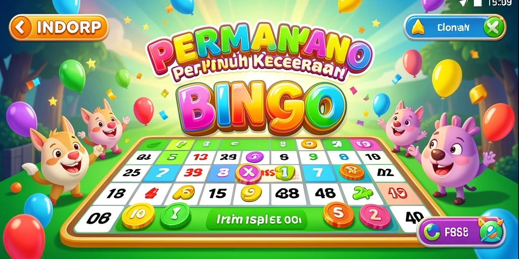 Tampilan seru dalam permainan Bingo di INDORP.