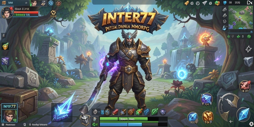 Gambaran gameplay seru dalam dunia petualangan MMORPG.