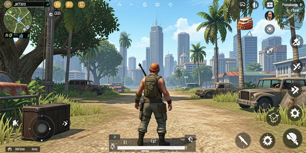 Gameplay JKT303 menampilkan petualangan di dunia terbuka yang menakjubkan.