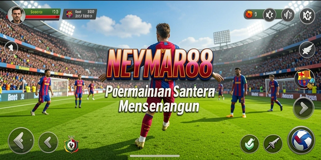 Tangkapan layar utama NEYMAR88 menampilkan gameplay yang penuh warna.