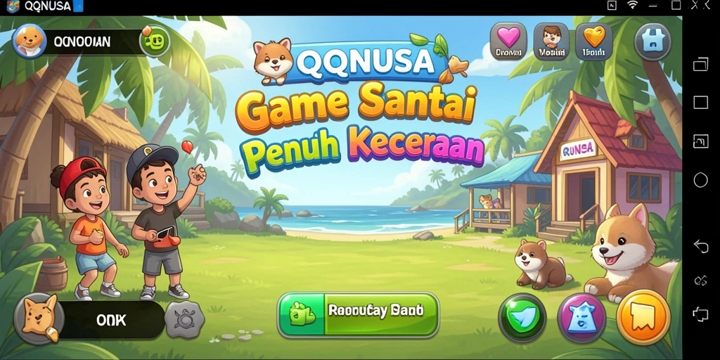 Gameplay QQNUSA yang seru dan penuh warna.