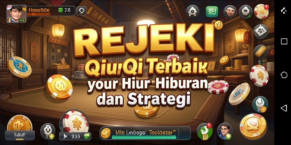 Screenshot gameplay menunjukkan intensitas permainan QiuQiu yang menarik.