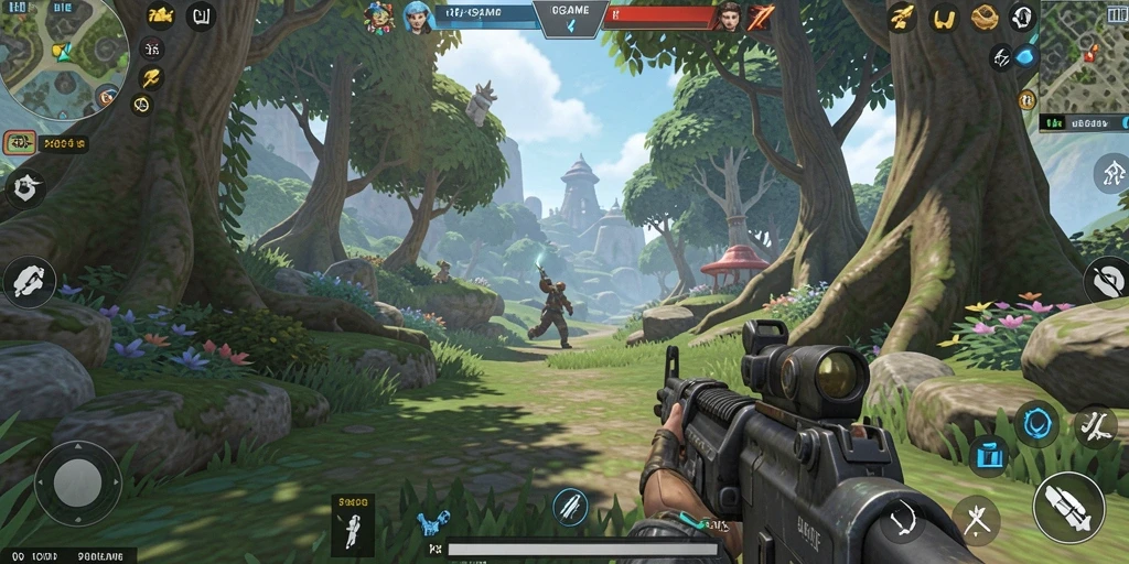 Gameplay RPGAME yang mendebarkan dengan aksi intens.