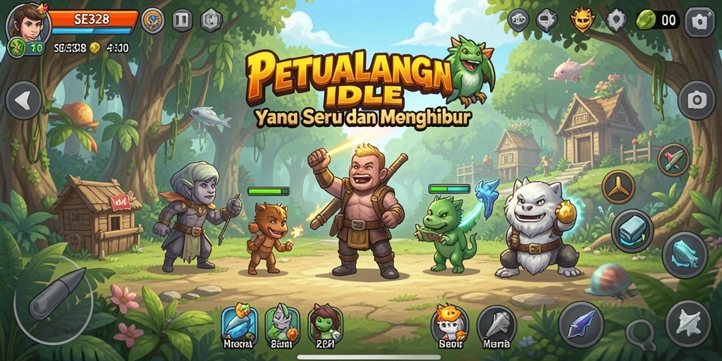 Tampilan menarik dari gameplay SE328 yang santai dan mengasyikkan.