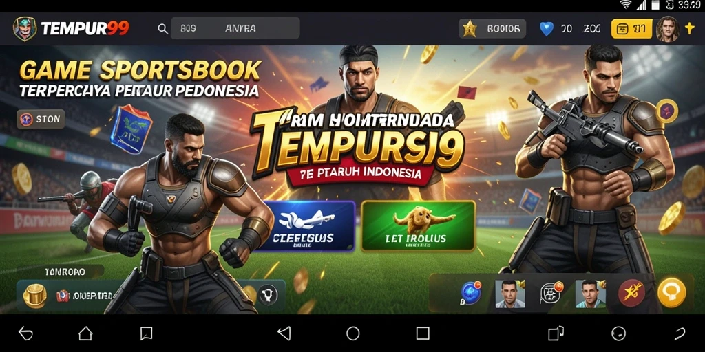 Tampilan gameplay Sportsbook yang menarik di TEMPUR99