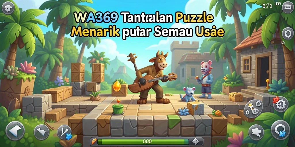 Tampilan gameplay WA369 dengan berbagai tantangan puzzle.