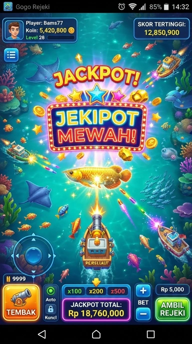 Tampilan daftar aplikasi yang tersedia di gogorejeki.